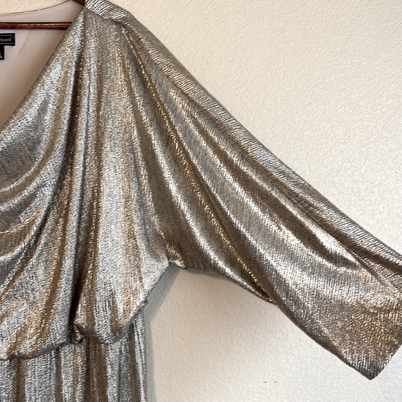 Jessica Howard | Metallic Special Occasion Cocktail Dress Size 20W - Picture 4 of 7